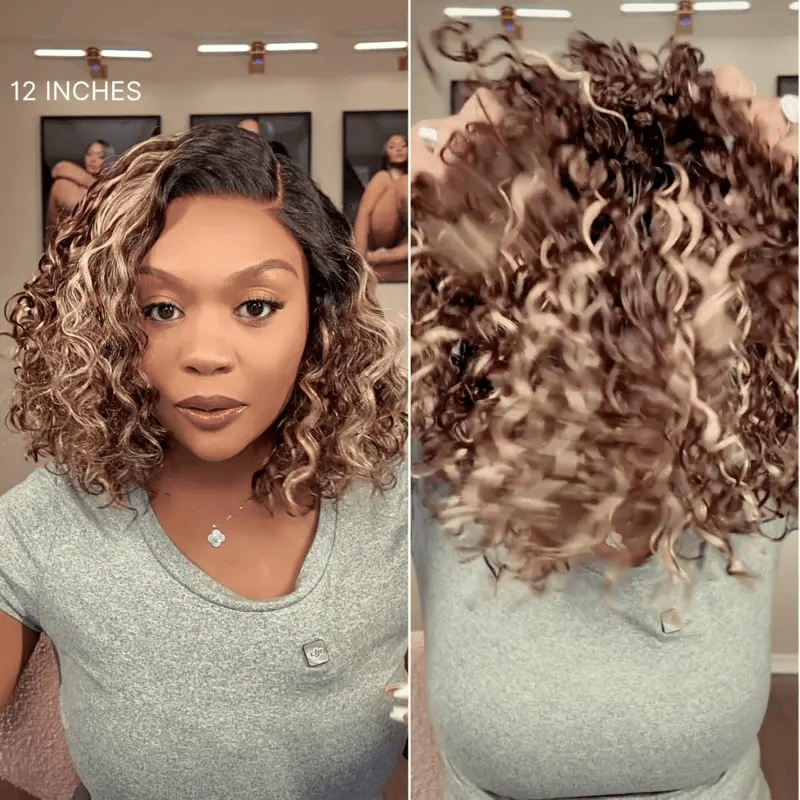 ✨ Ready-to-Go Glueless Water Wave Drawstring Wig