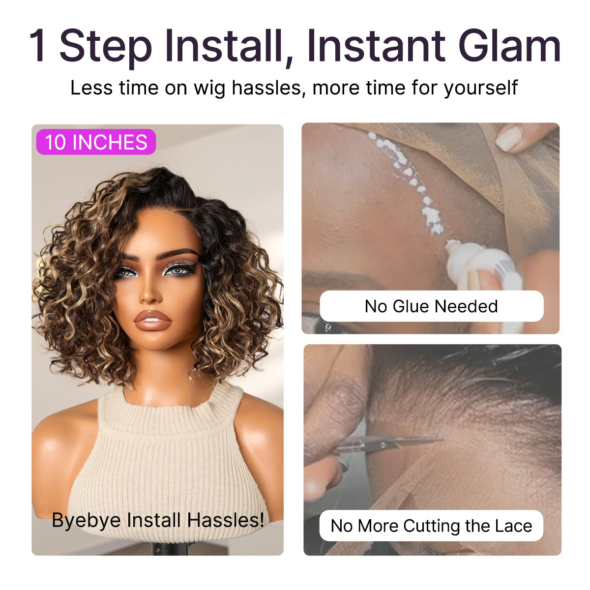⚡ Final Hours –🌷2026 New Lightweight & Breathable Wavy Hair Topper
