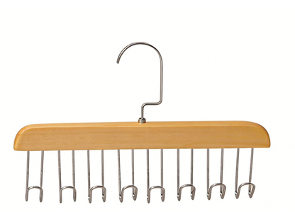 Multifunctional clothes hanger hook solid wood clothes hanger